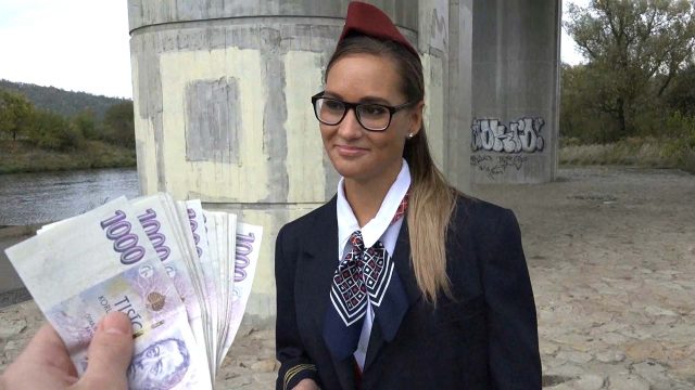 Stewardess Gets Cash for Sex